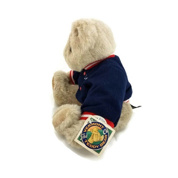Vermont Teddy Bear Co. "Lenore" Teddy Bear Rare 1993 Plush Stuffed 15" w/ Jacket - Picture 5 of 11